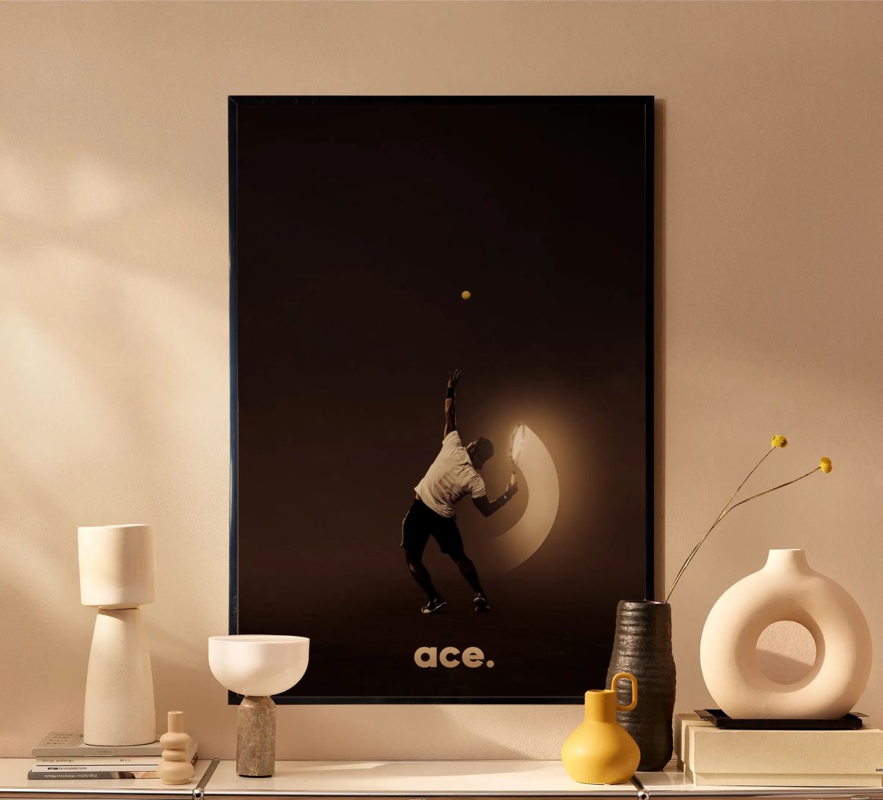 Tennis Poster - Ace poster by athlete.art