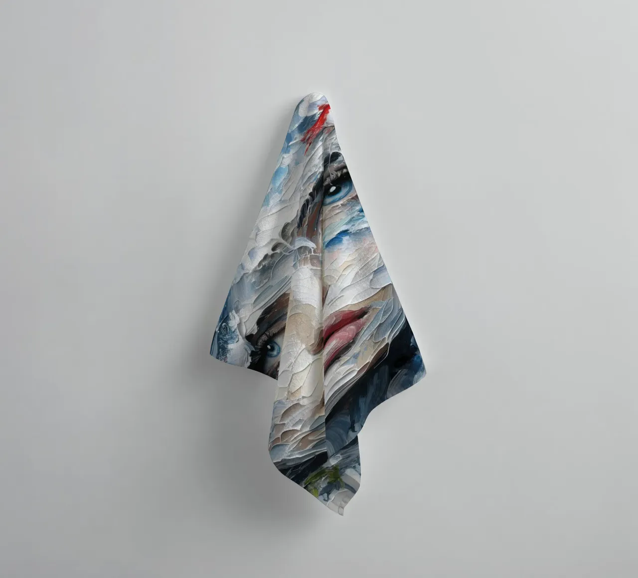 Nuotare con i pesci Pittura asciugamano da bagno da ARTOMATIC