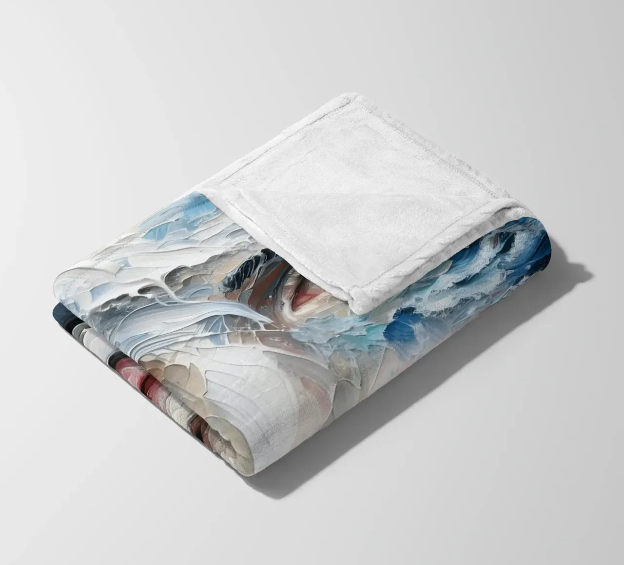 Nuotare con i pesci Pittura coperta in pile da ARTOMATIC