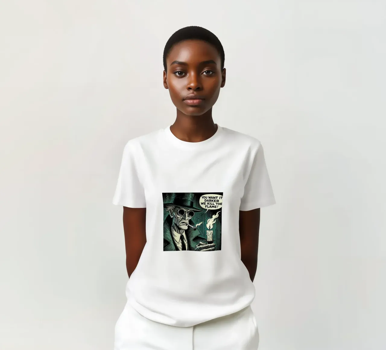 you want it darker - Vintage Poster t-shirt da posterprints-by-nomad