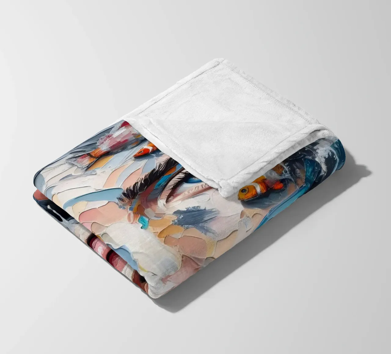 CI SONO MOLTI ALTRI PESCI NEL MARE RITRATTO coperta in pile da ARTOMATIC