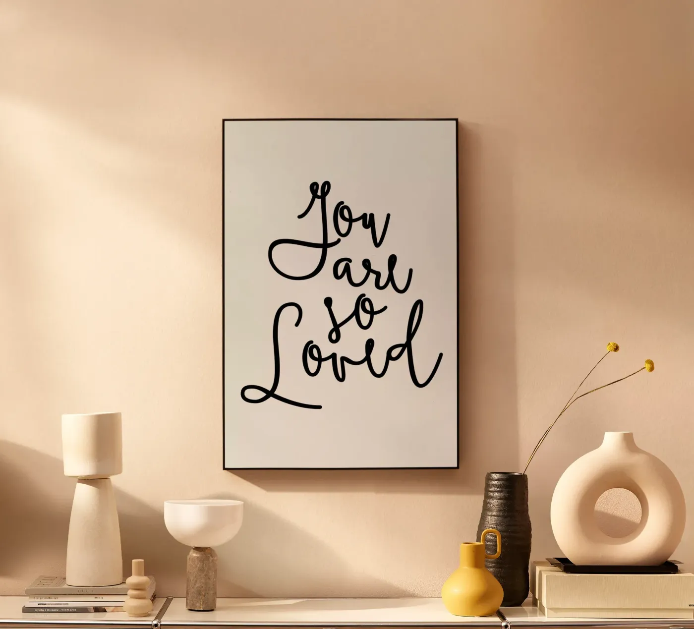 You Are So Loved plexiglass da Honeymoon Hotel