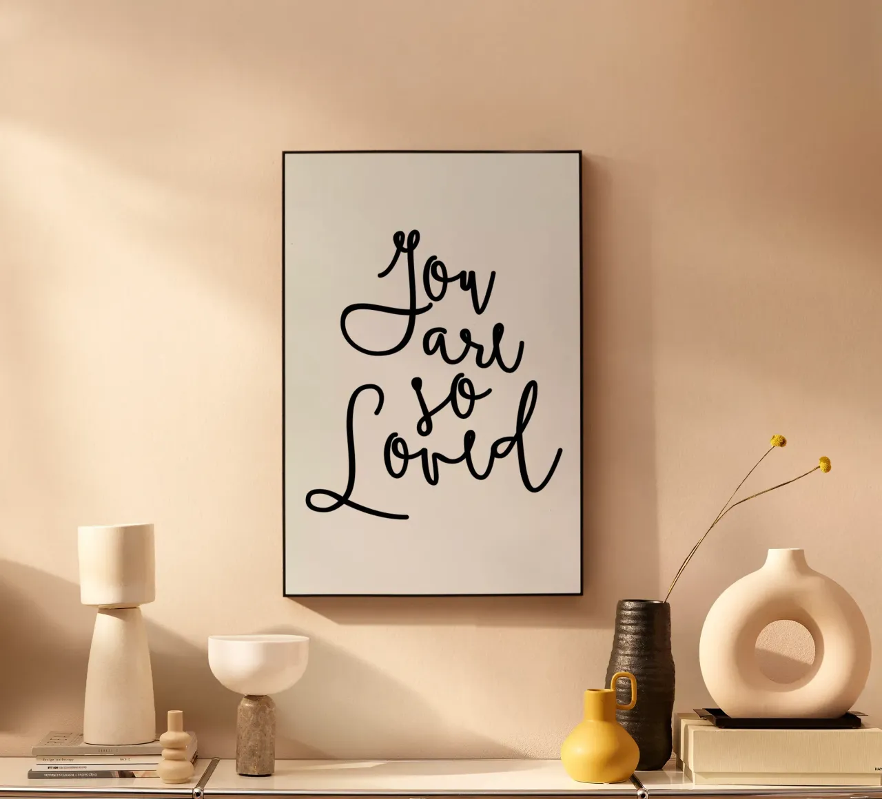 You Are So Loved plexiglass da Honeymoon Hotel