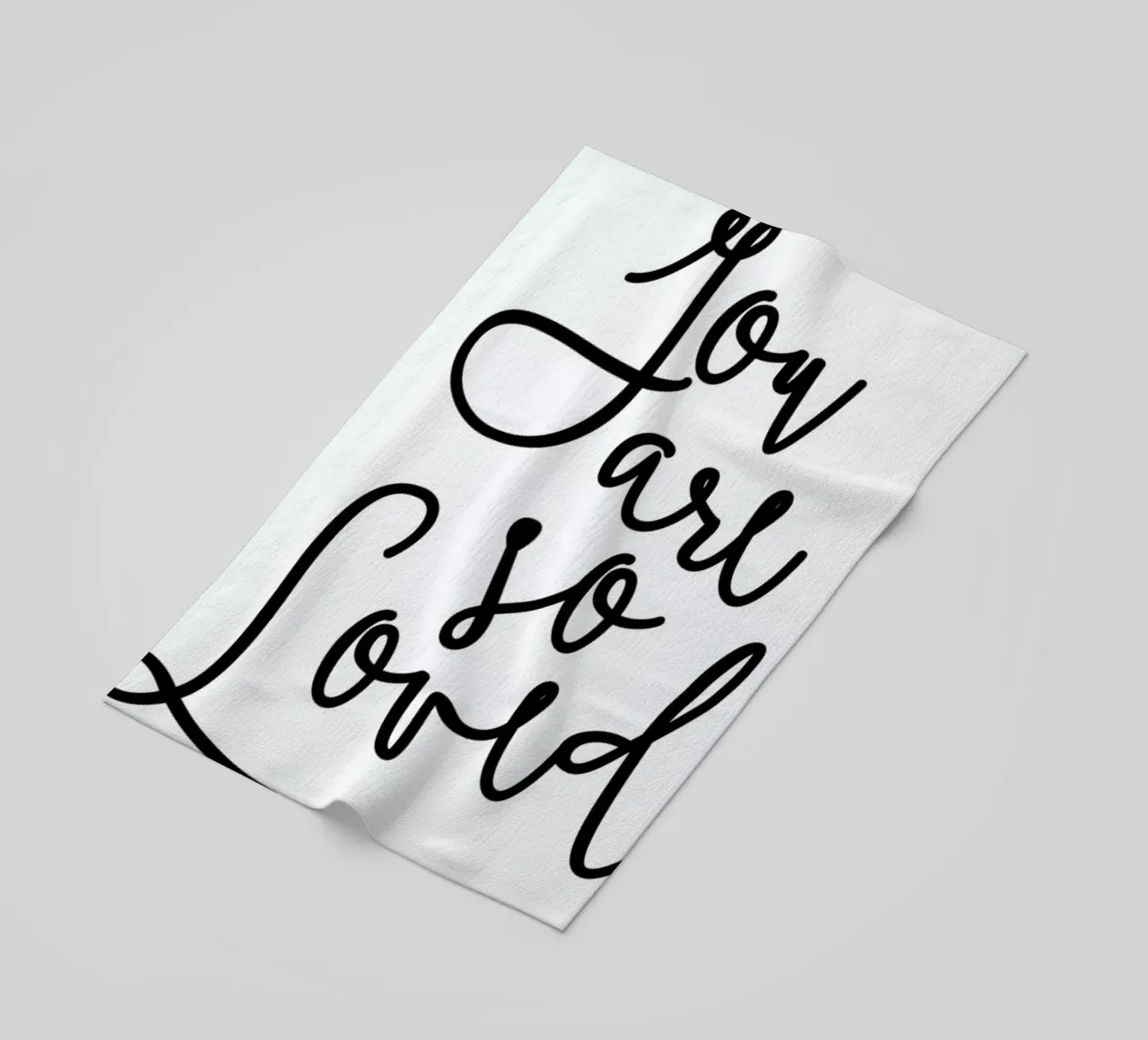 You Are So Loved telo mare da Honeymoon Hotel