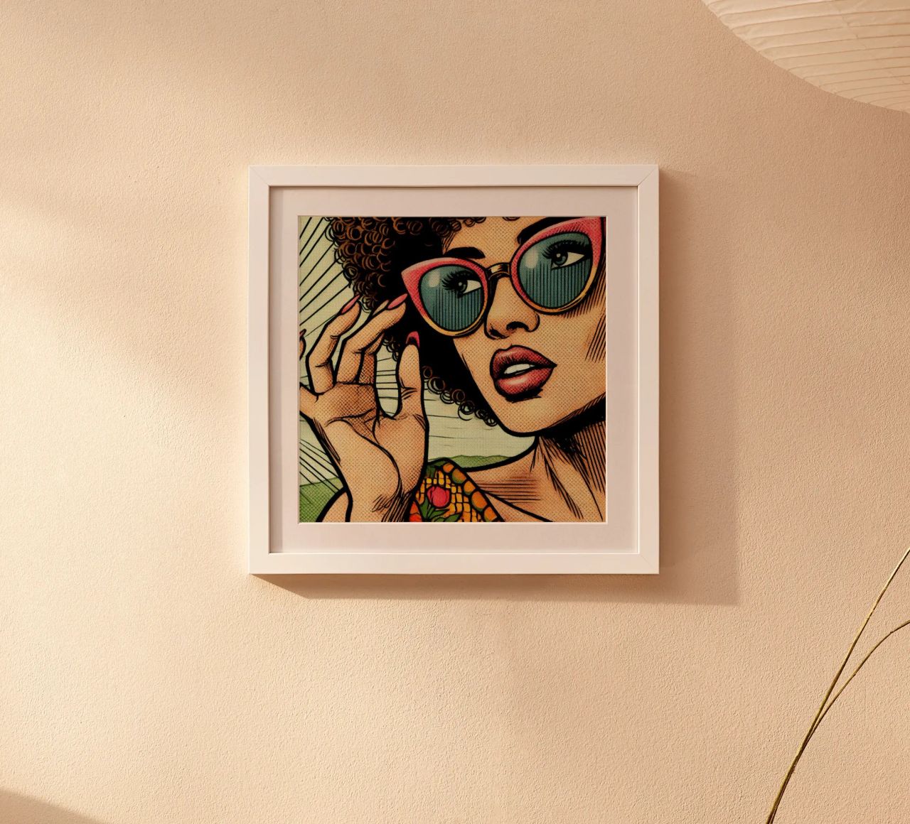 sunglasses - Vintage Poster poster by posterprints-by-nomad