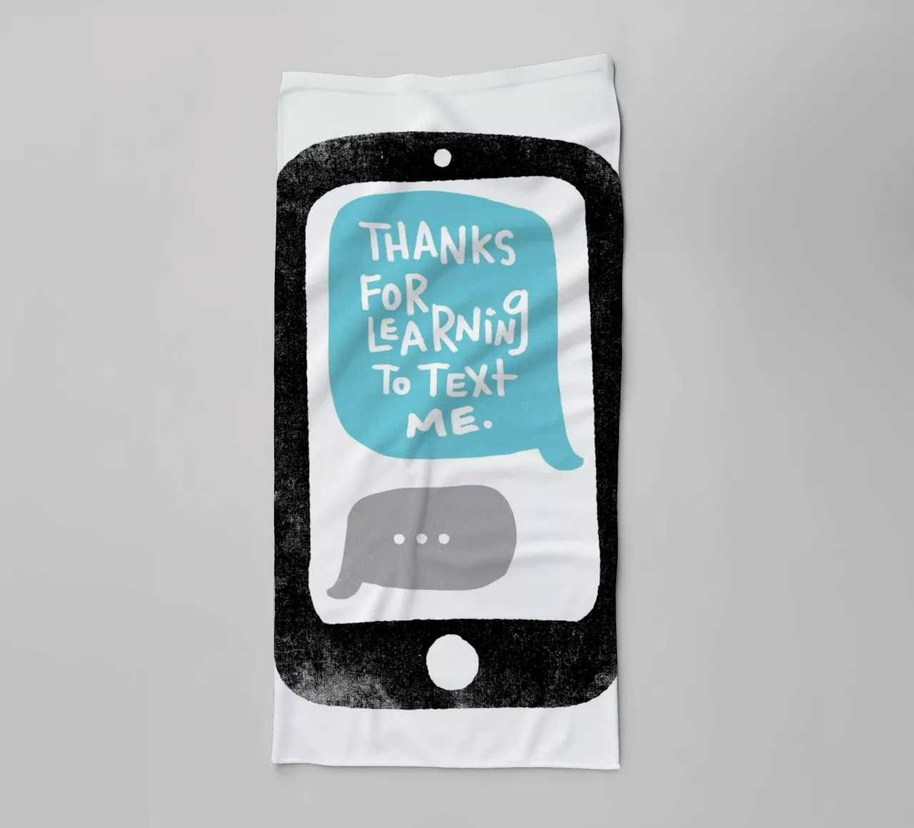 Moms Text asciugamano da bagno da Matthew Taylor Wilson