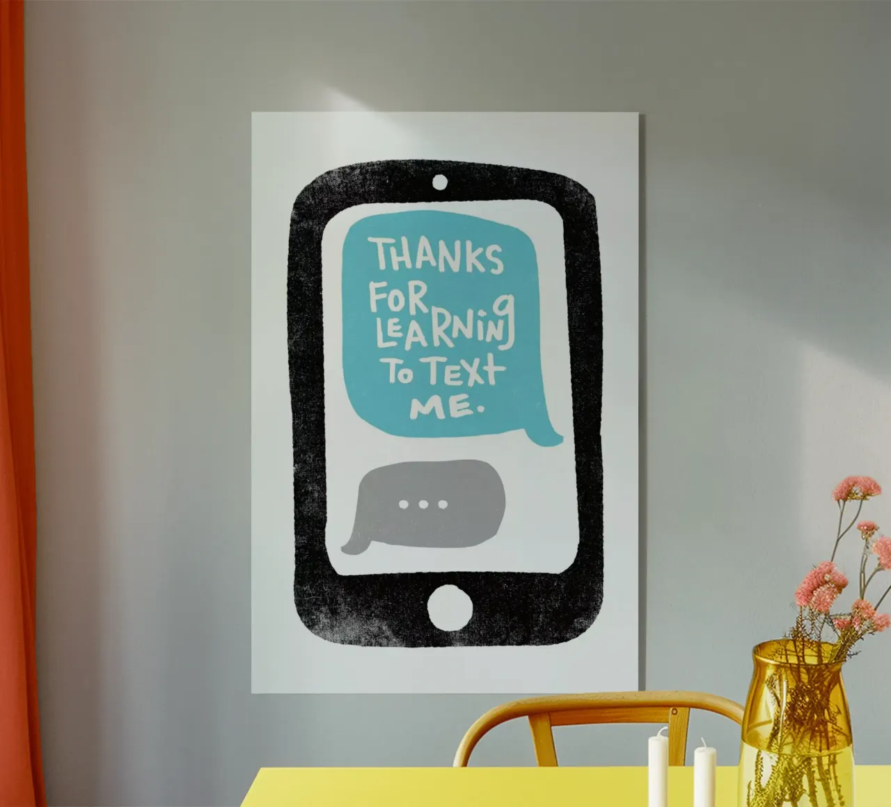 Moms Text plexiglass da Matthew Taylor Wilson