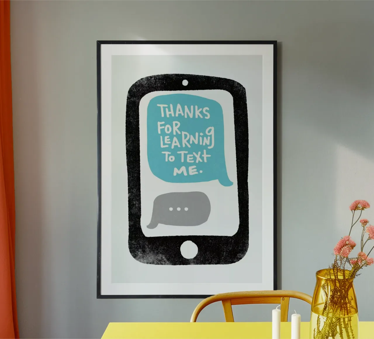 Moms Text poster da Matthew Taylor Wilson