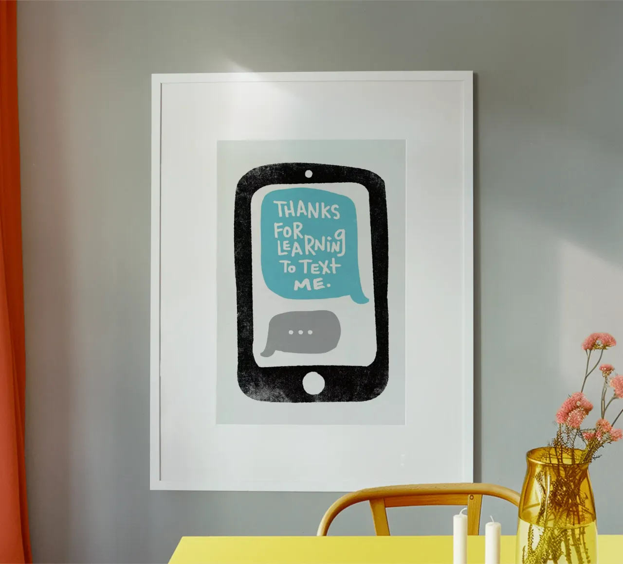 Moms Text poster da Matthew Taylor Wilson