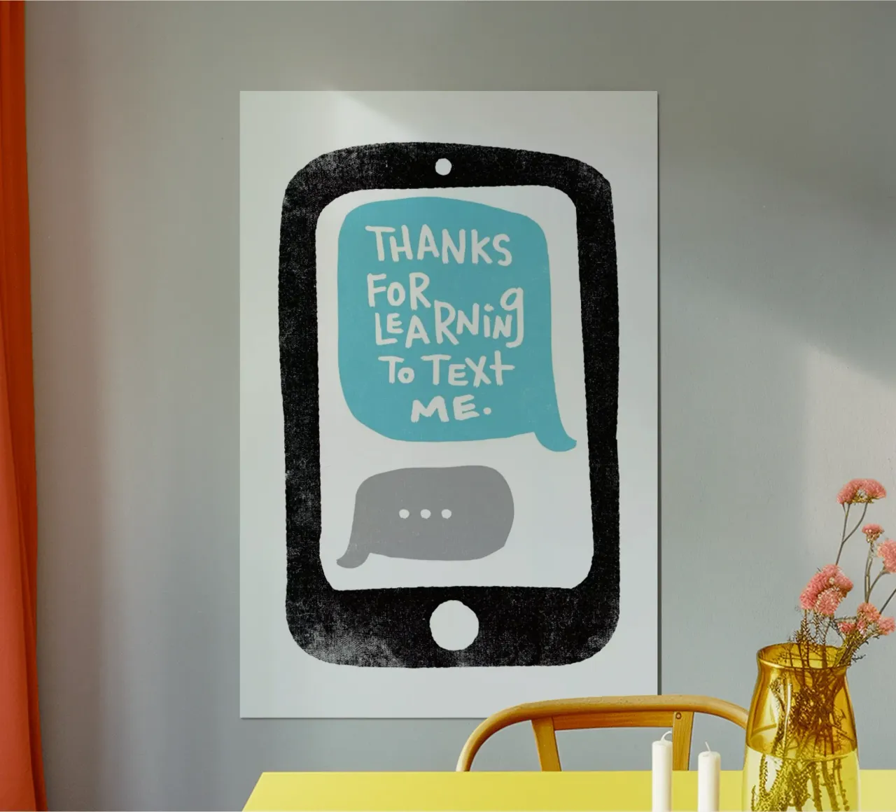 Moms Text poster da Matthew Taylor Wilson