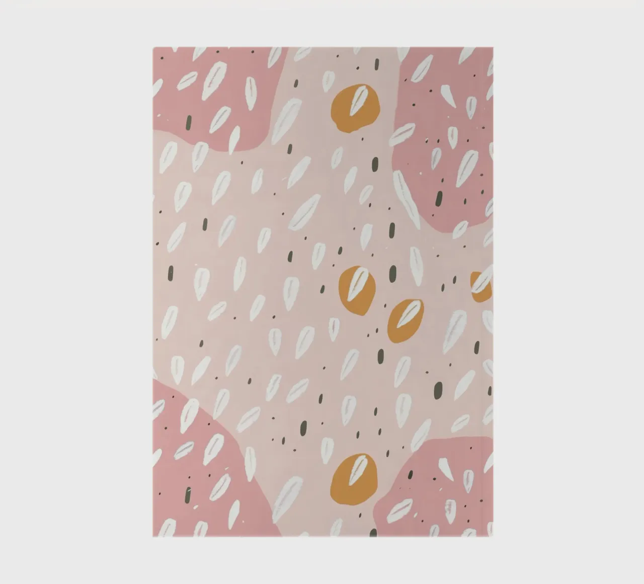 Pastel Abstract Print for Nursery notebook by Little Lola