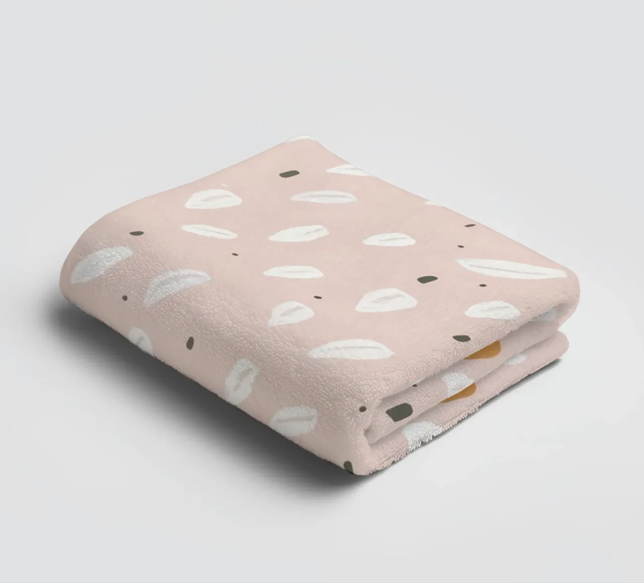 Pastel Abstract Print for Nursery towel by Little Lola