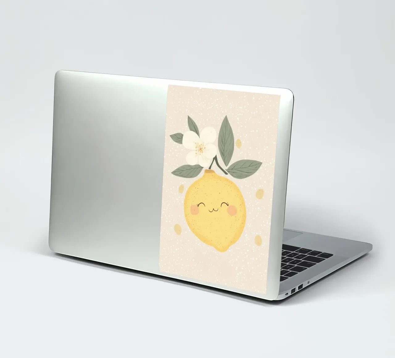 Illustrazione di un piccolo limone felice per la cameretta dei bambini adesivo da Little Lola