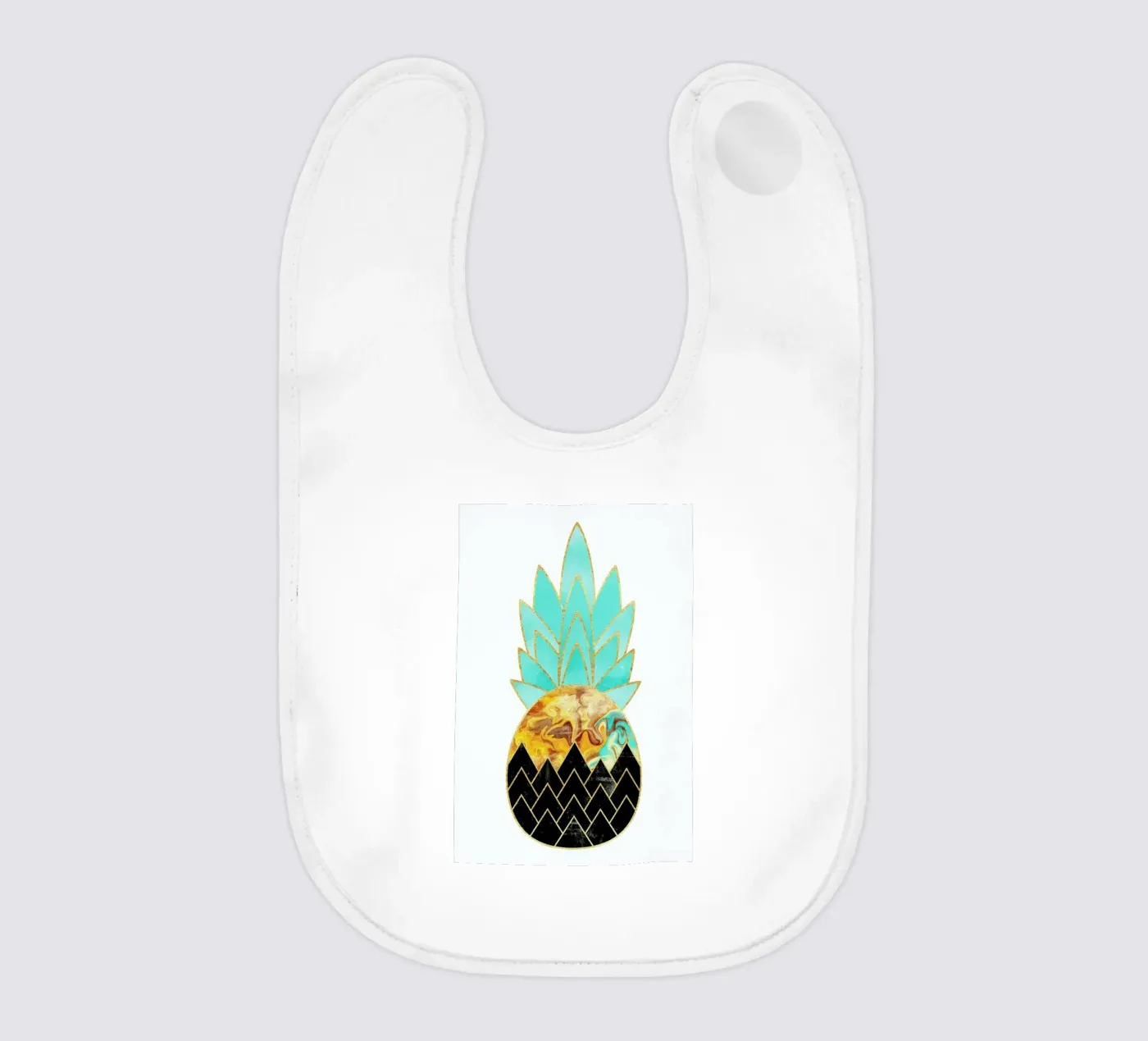 Precious Pineapple 3 bavaglino da Elisabeth Fredriksson