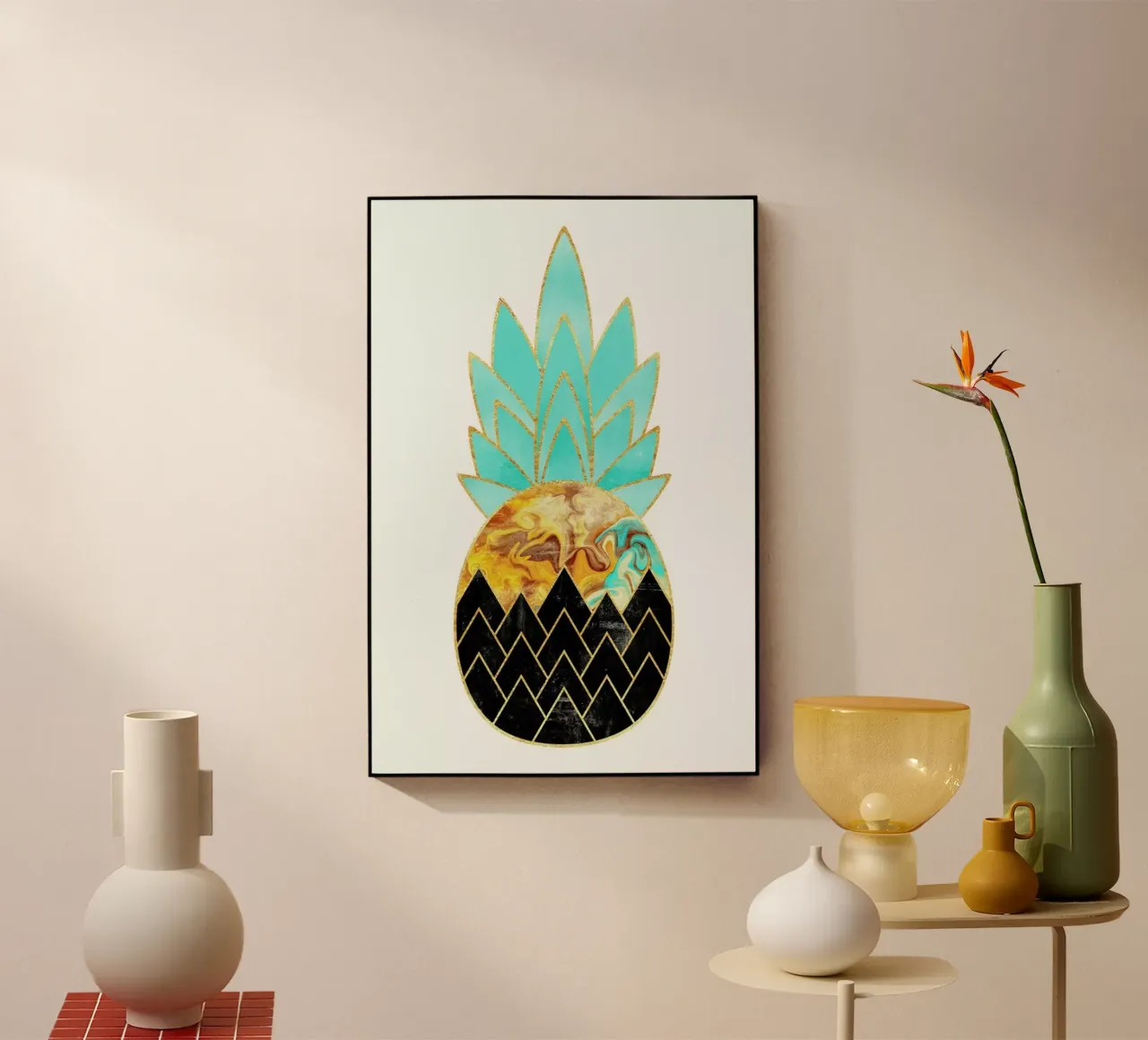 Precious Pineapple 3 plexiglass da Elisabeth Fredriksson
