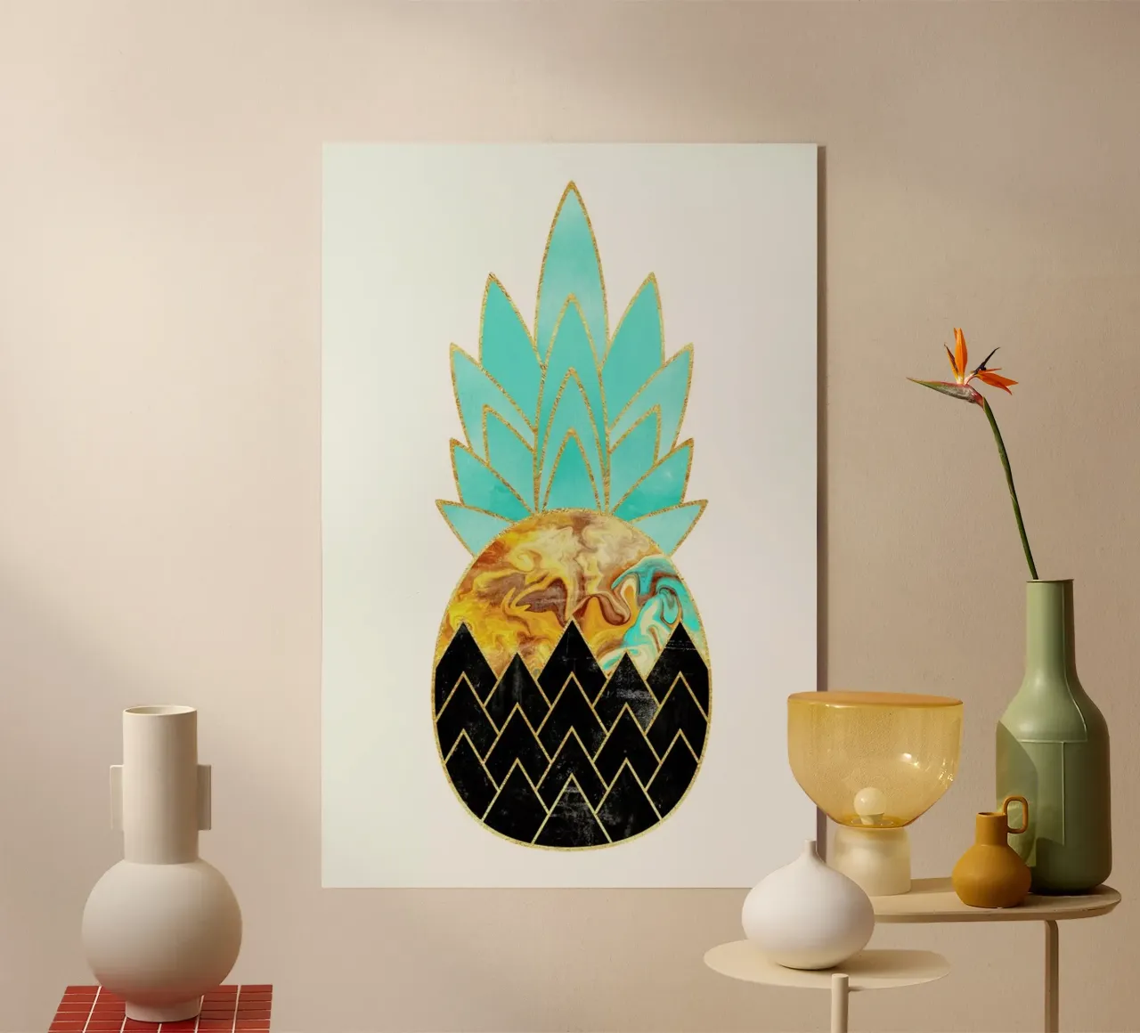Precious Pineapple 3 plexiglass da Elisabeth Fredriksson