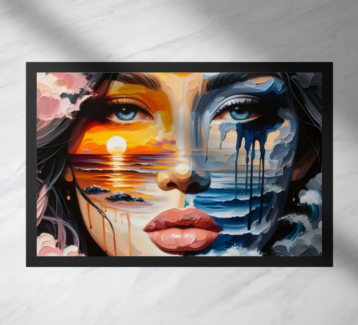 MARE TRANQUILLO E TEMPESTOSO zerbino da ARTOMATIC