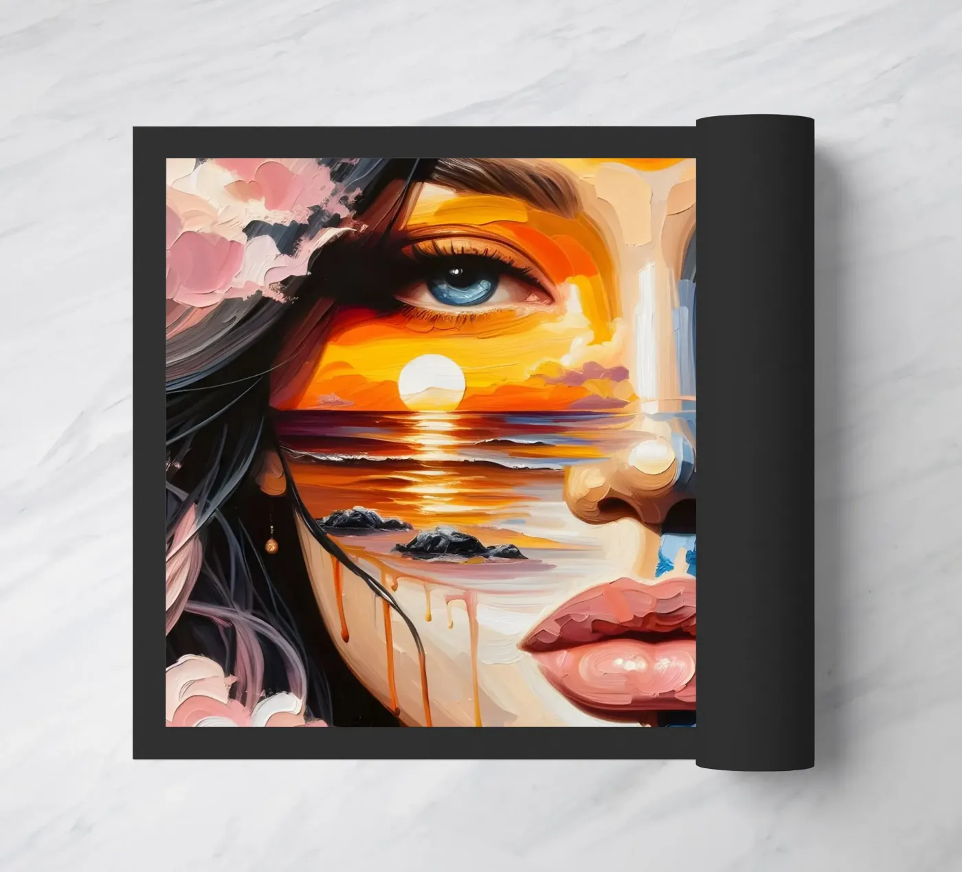 MARE TRANQUILLO E TEMPESTOSO zerbino da ARTOMATIC