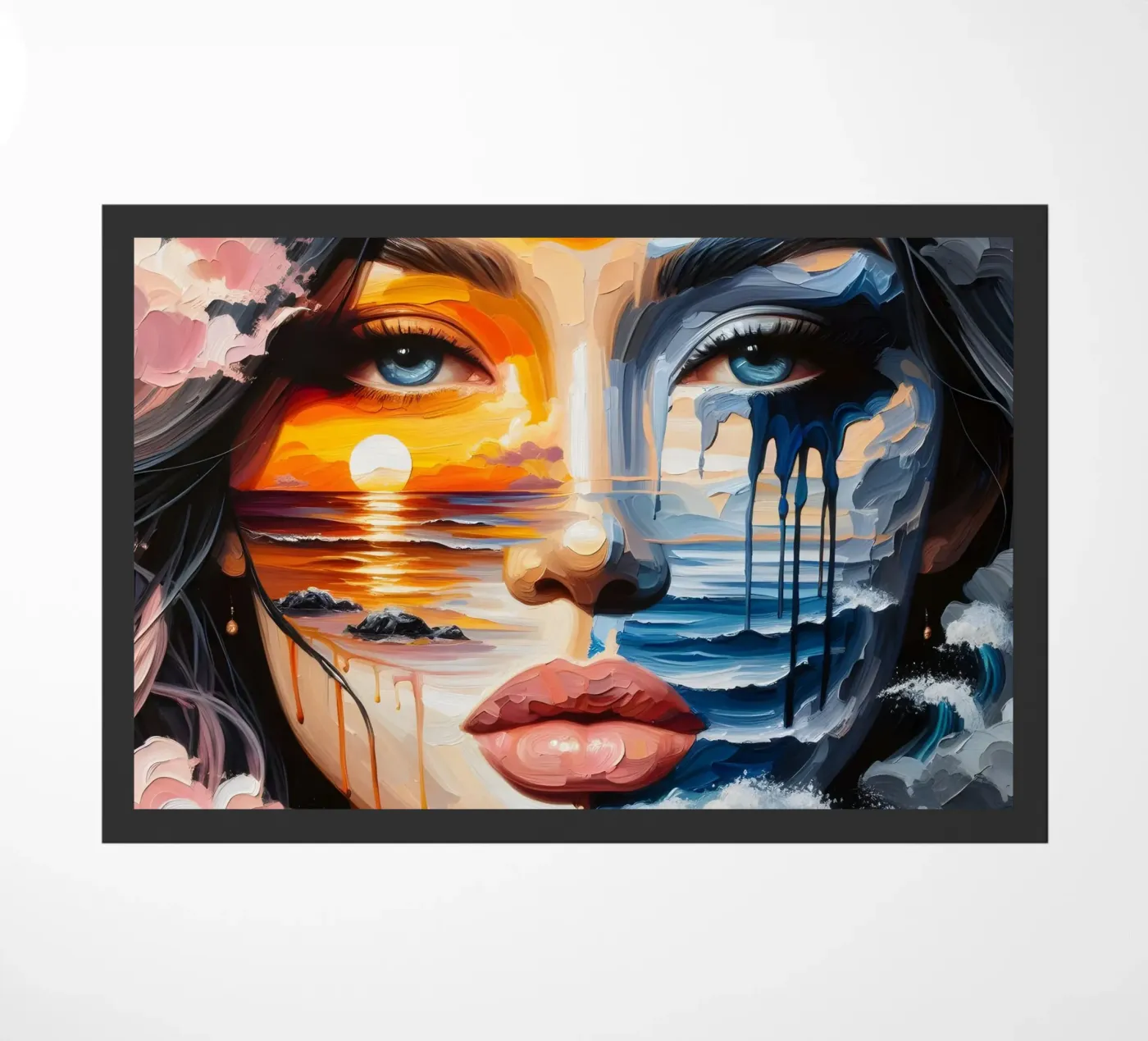 MARE TRANQUILLO E TEMPESTOSO zerbino da ARTOMATIC