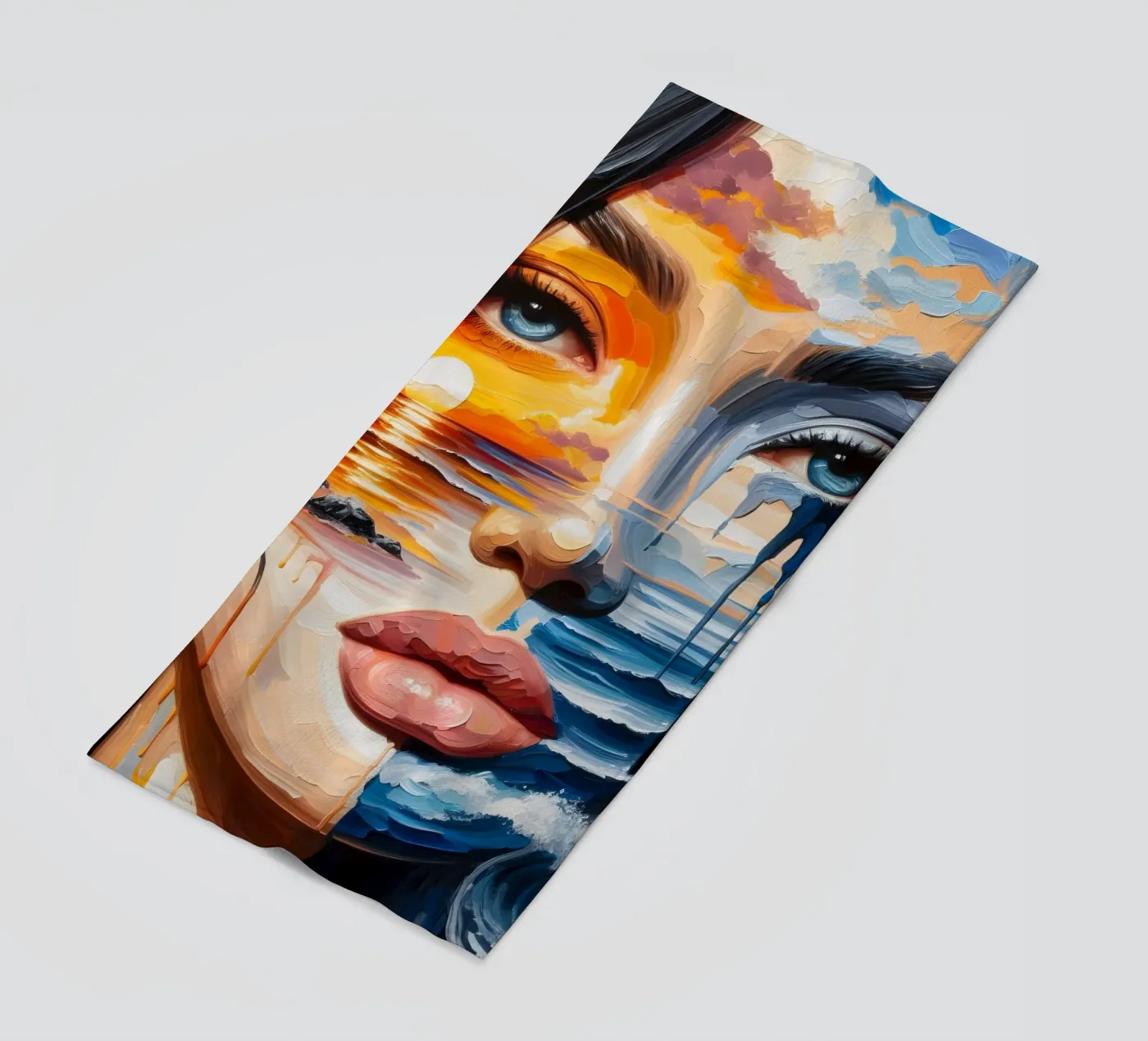 MARE TRANQUILLO E TEMPESTOSO telo mare da ARTOMATIC