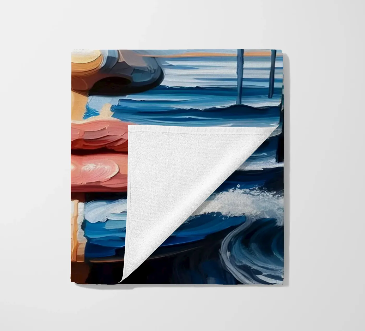 MARE TRANQUILLO E TEMPESTOSO telo mare da ARTOMATIC