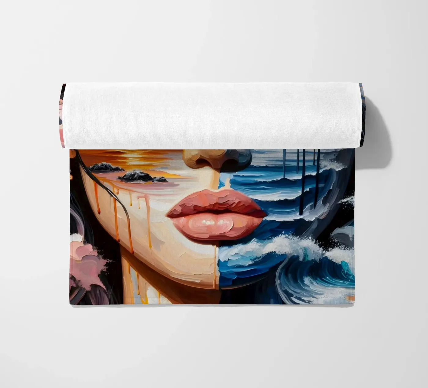 MARE TRANQUILLO E TEMPESTOSO telo mare da ARTOMATIC