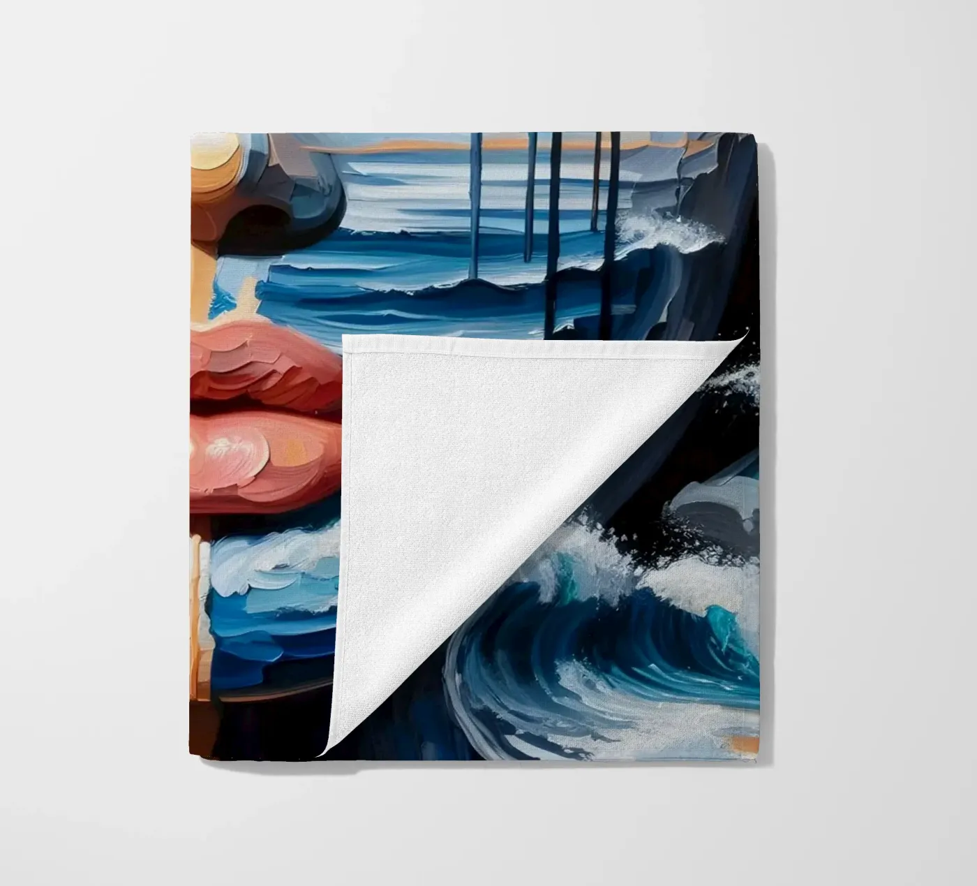 MARE TRANQUILLO E TEMPESTOSO telo mare da ARTOMATIC