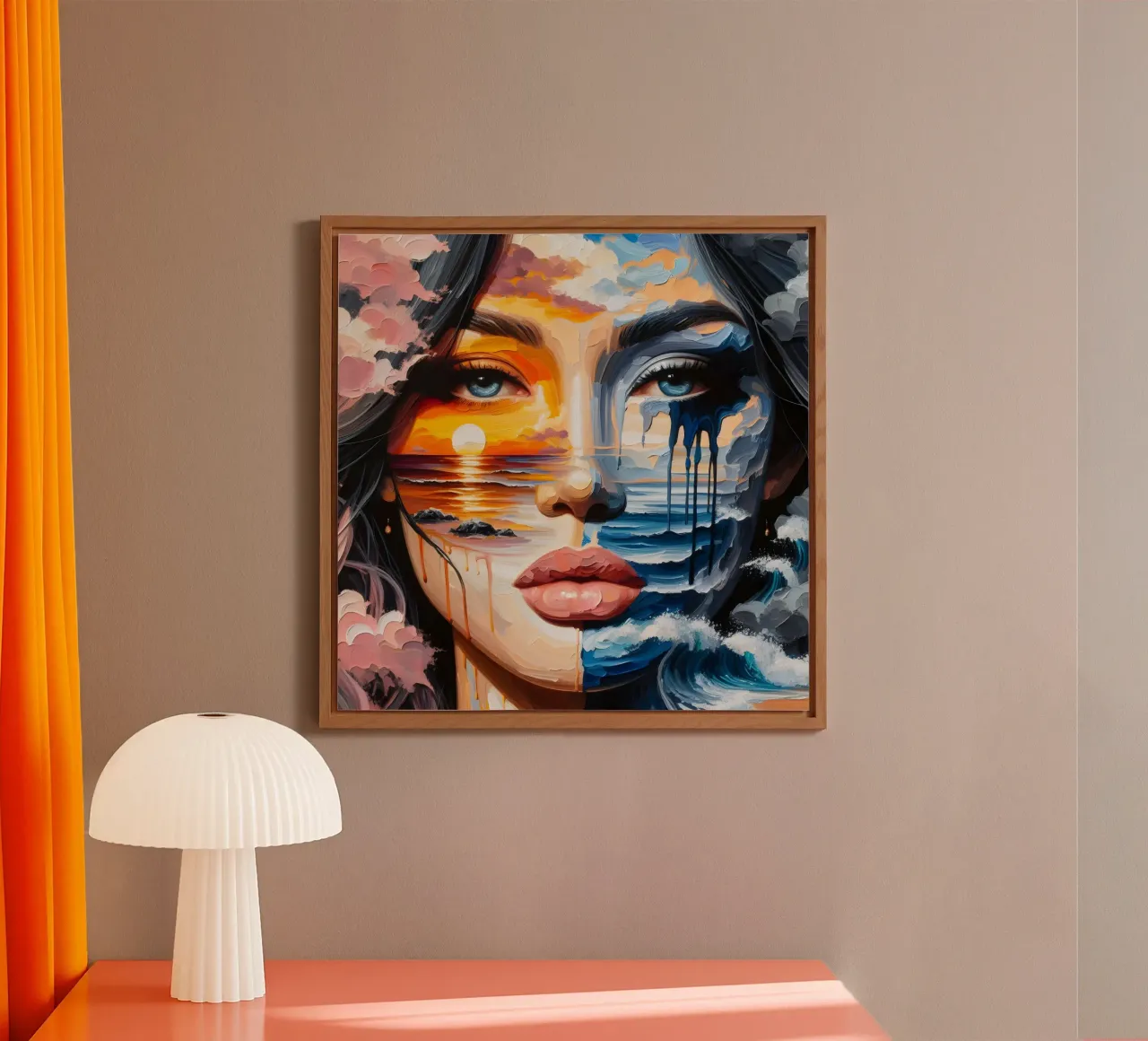 MARE TRANQUILLO E TEMPESTOSO alluminio dibond da ARTOMATIC