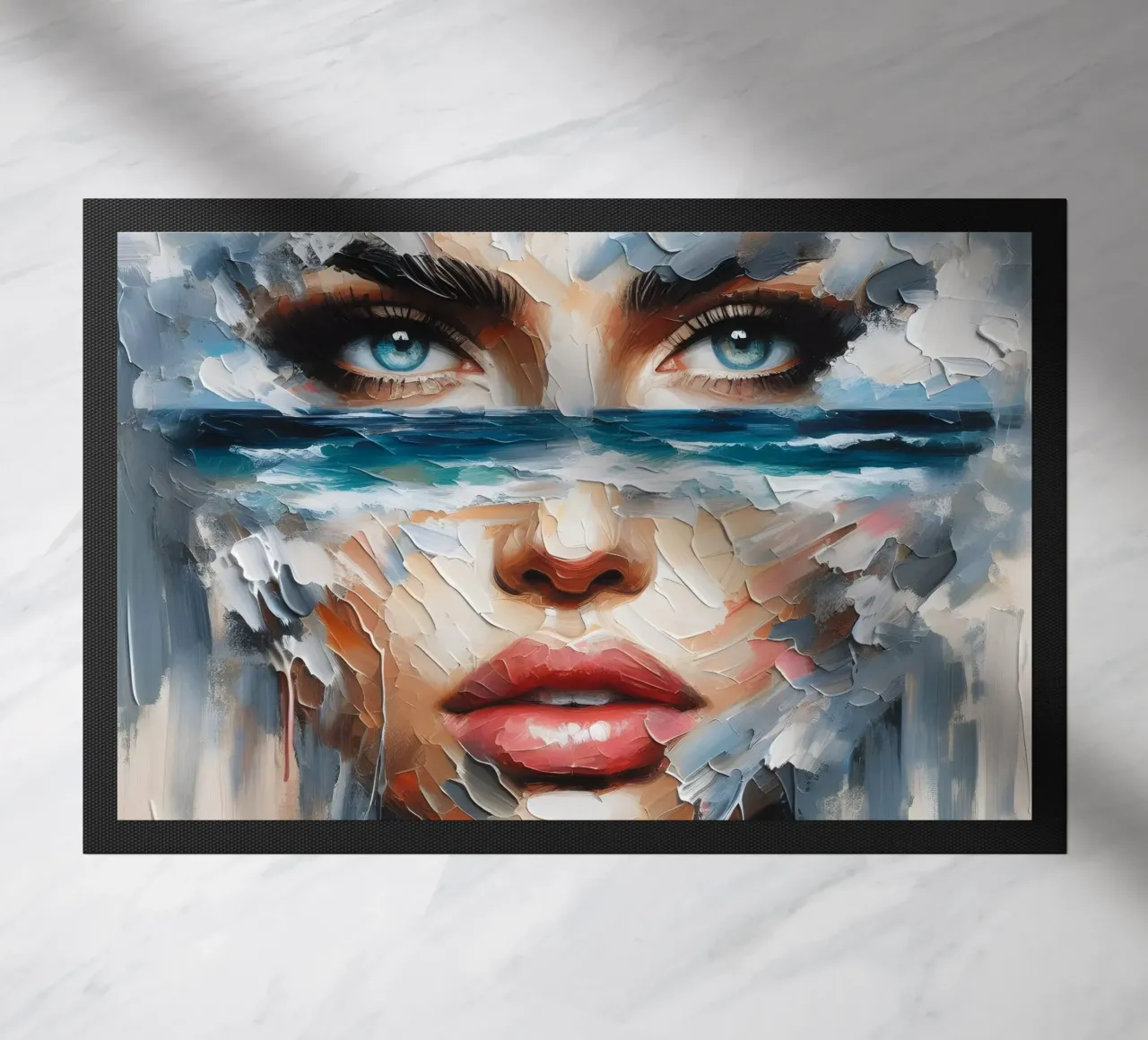 El ojo de la tormenta felpudo de ARTOMATIC