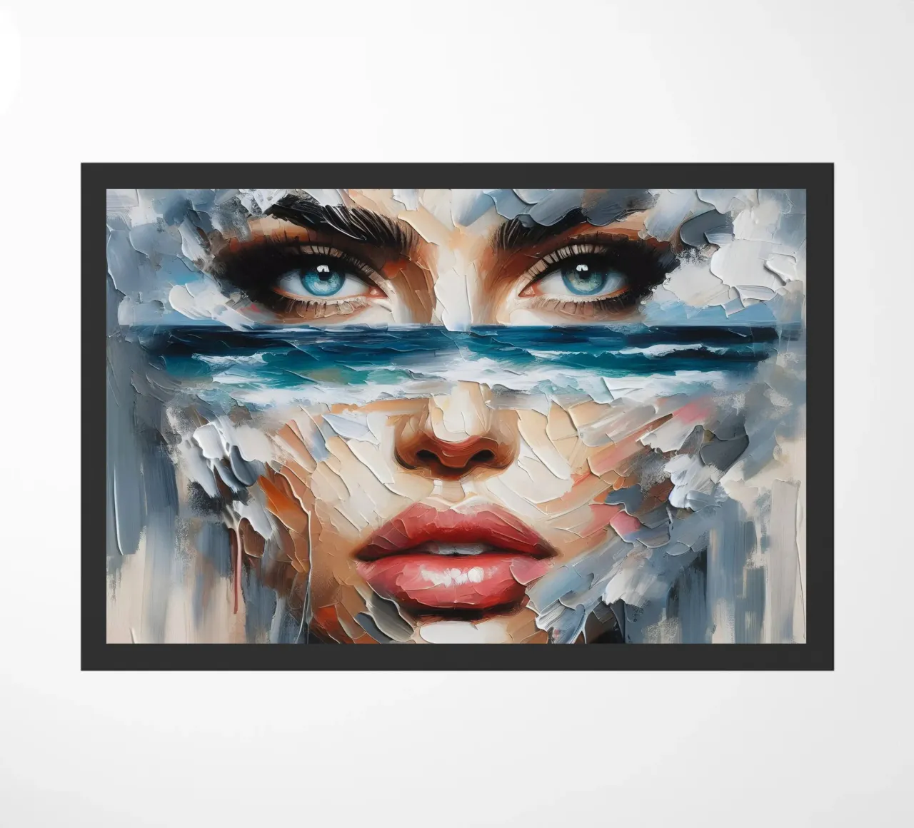 El ojo de la tormenta felpudo de ARTOMATIC