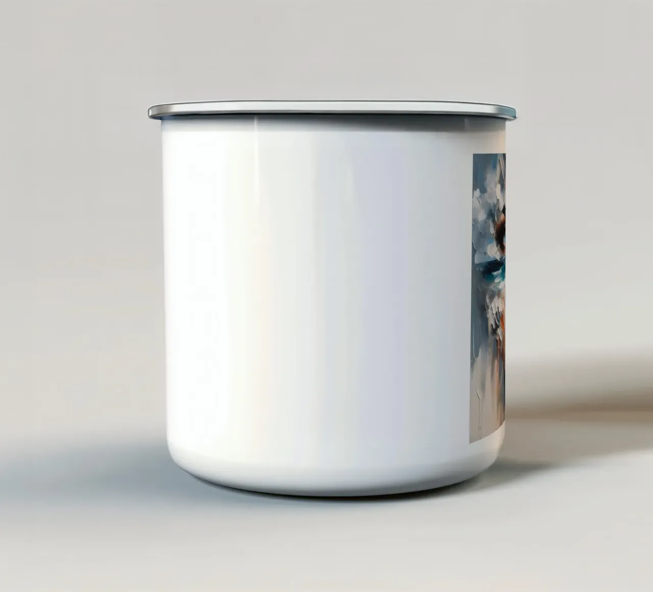 L'occhio della tempesta tazza in smalto da ARTOMATIC