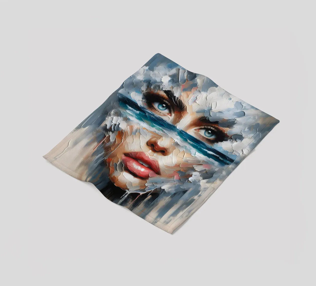 Das Auge des Sturms Fleecedecke von ARTOMATIC