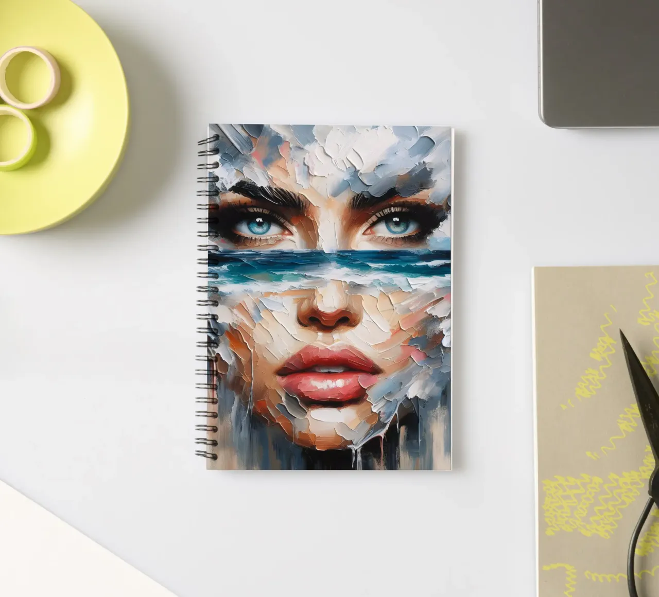 The Eye Of The Storm spiral notebook by ARTOMATIC