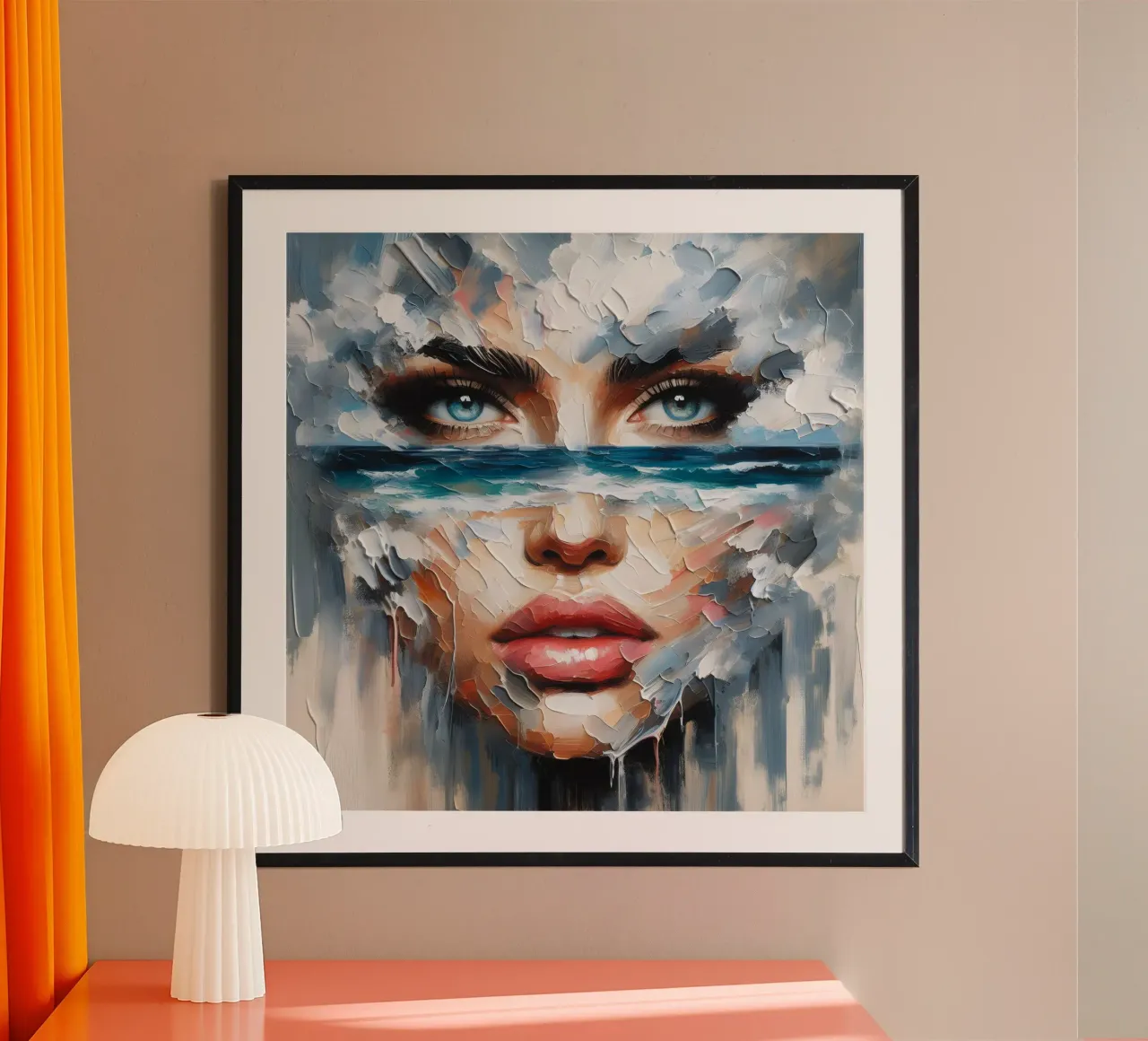 El ojo de la tormenta hahnemühle de ARTOMATIC