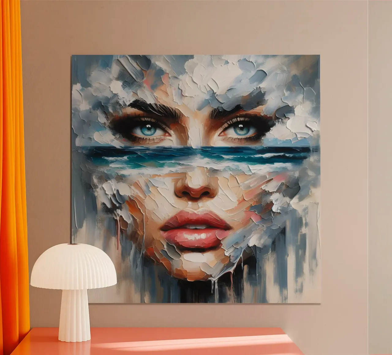 El ojo de la tormenta hahnemühle de ARTOMATIC