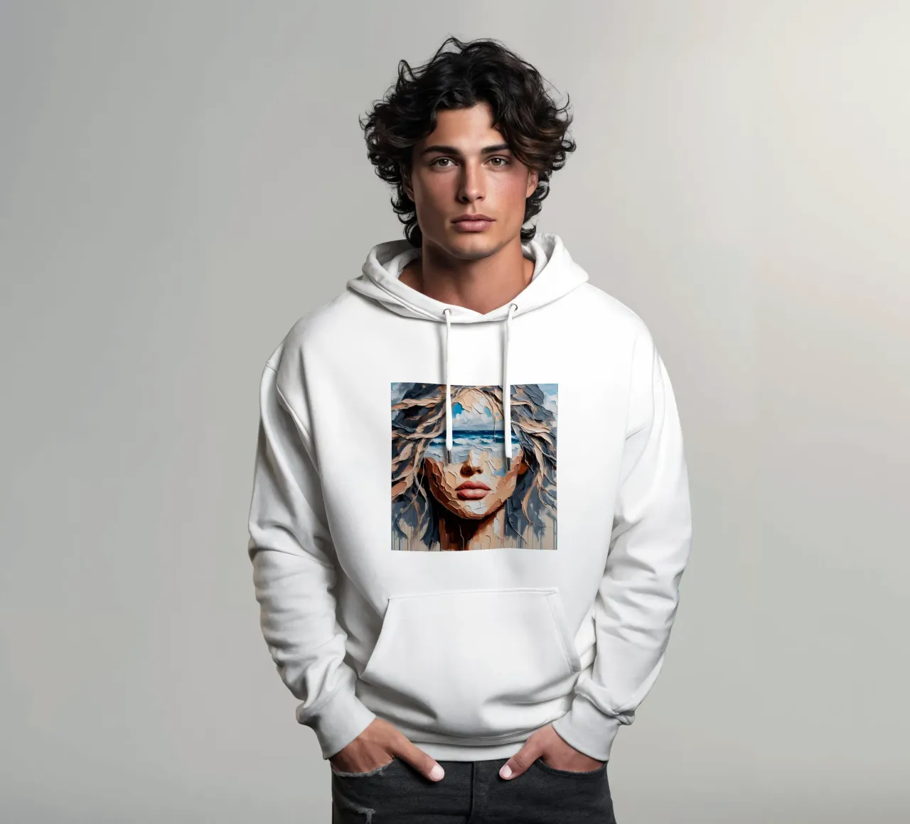 MARE NESSUNO felpa con cappuccio da ARTOMATIC