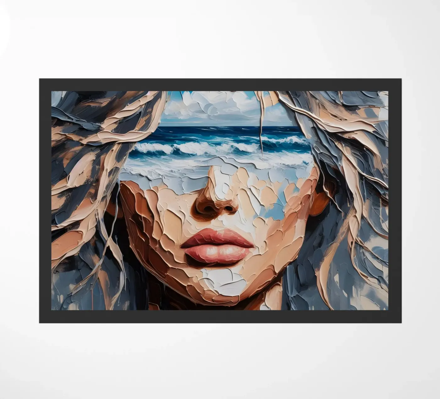 SEA NO EVIL doormat by ARTOMATIC