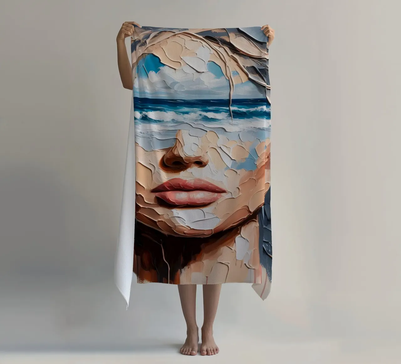 MARE NESSUNO telo mare da ARTOMATIC