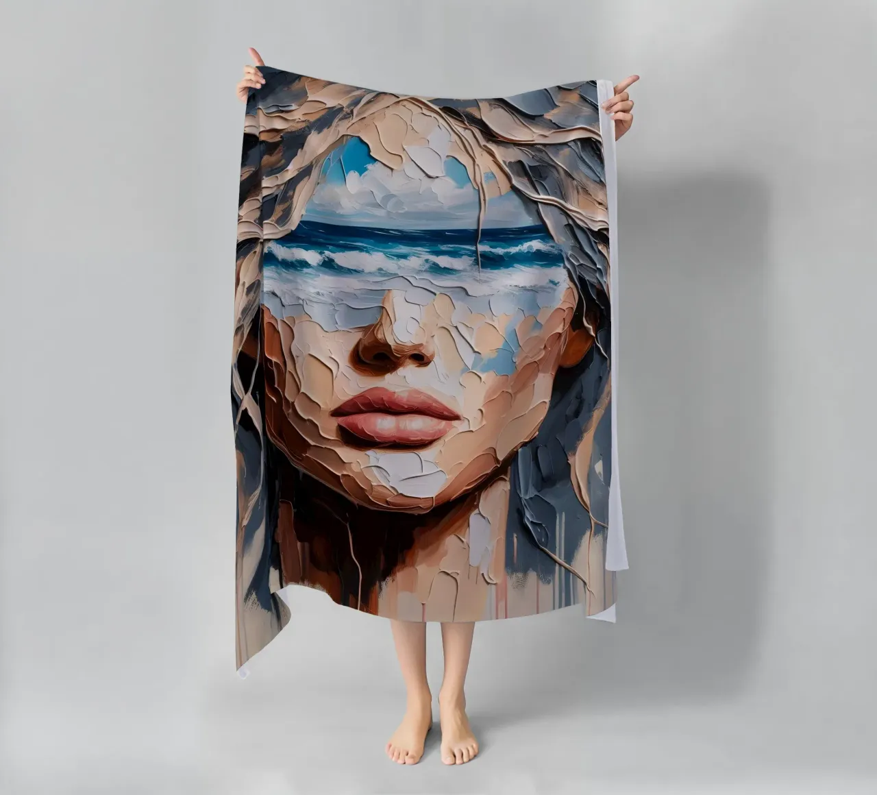 MARE NESSUNO telo mare da ARTOMATIC