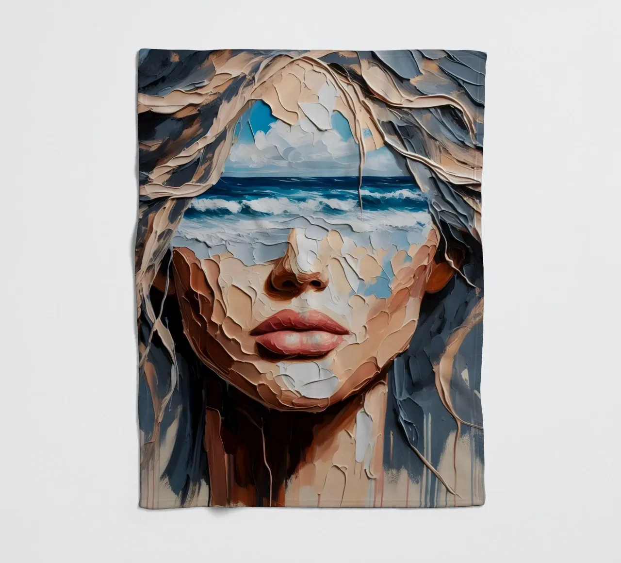 MARE NESSUNO coperta in pile da ARTOMATIC