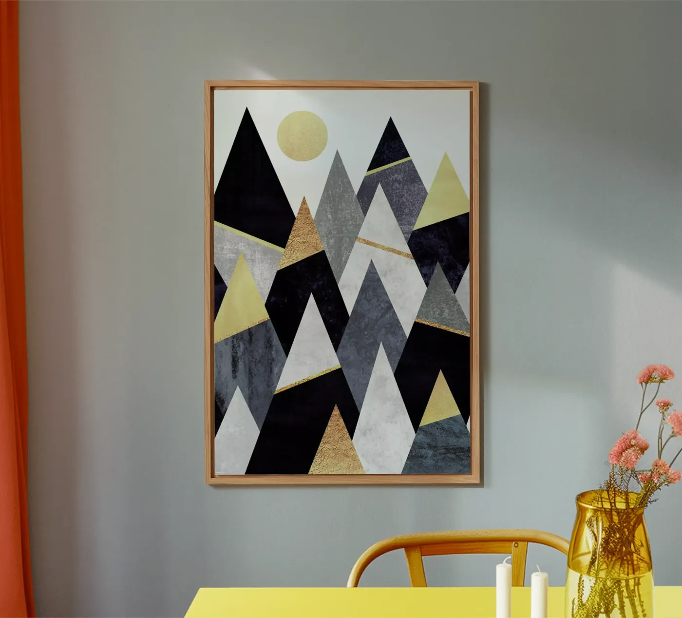 Fancy Mountains forex plate by Elisabeth Fredriksson