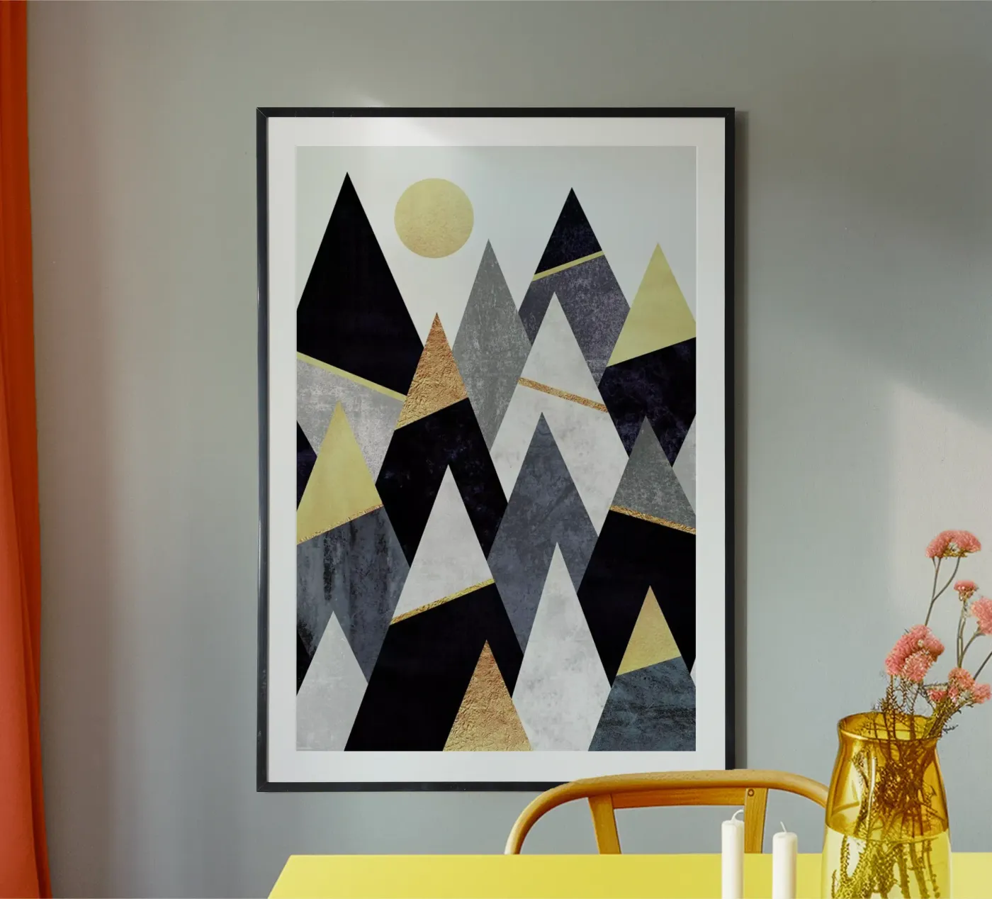 Fancy Mountains poster by Elisabeth Fredriksson