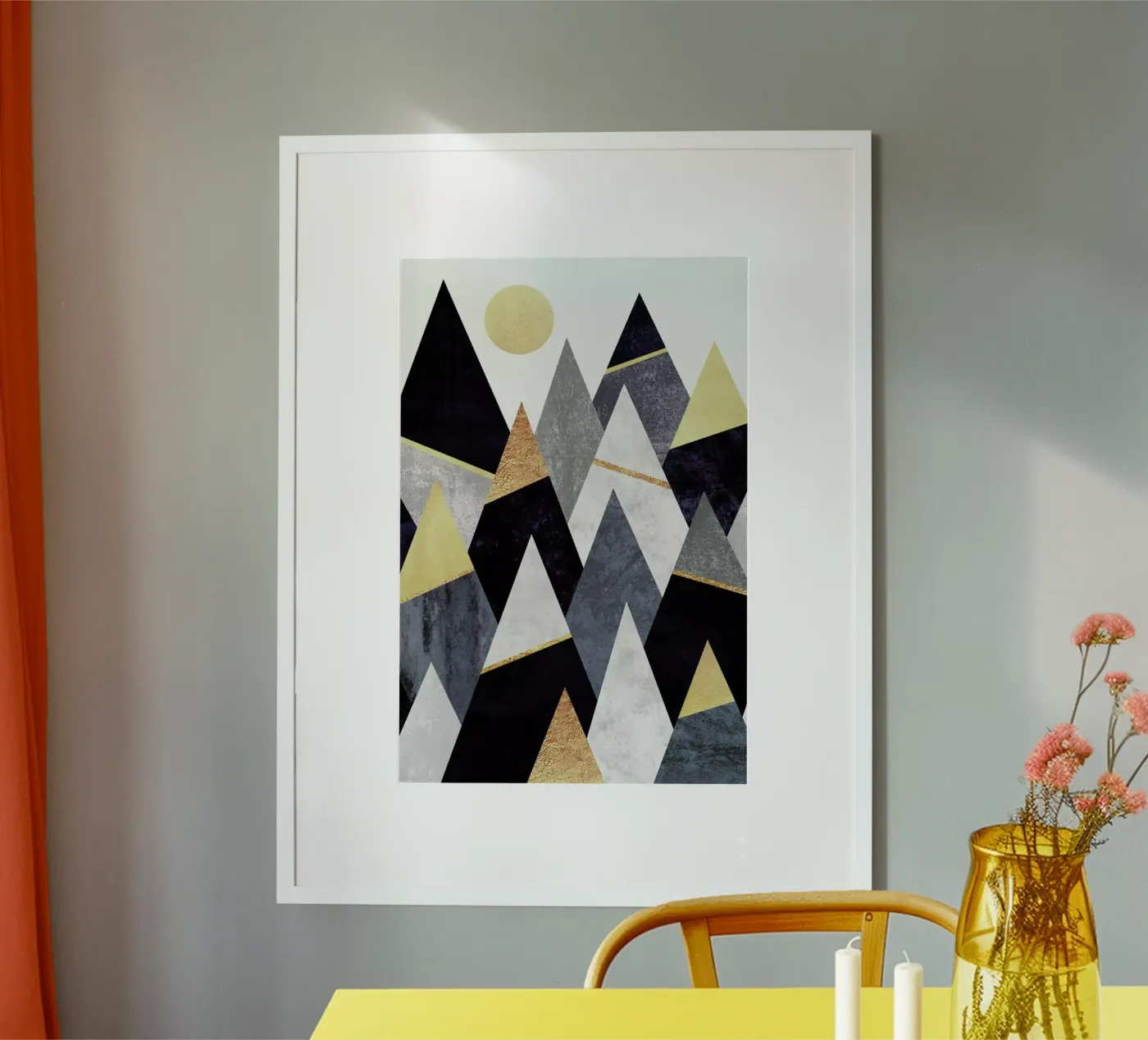 Fancy Mountains poster by Elisabeth Fredriksson
