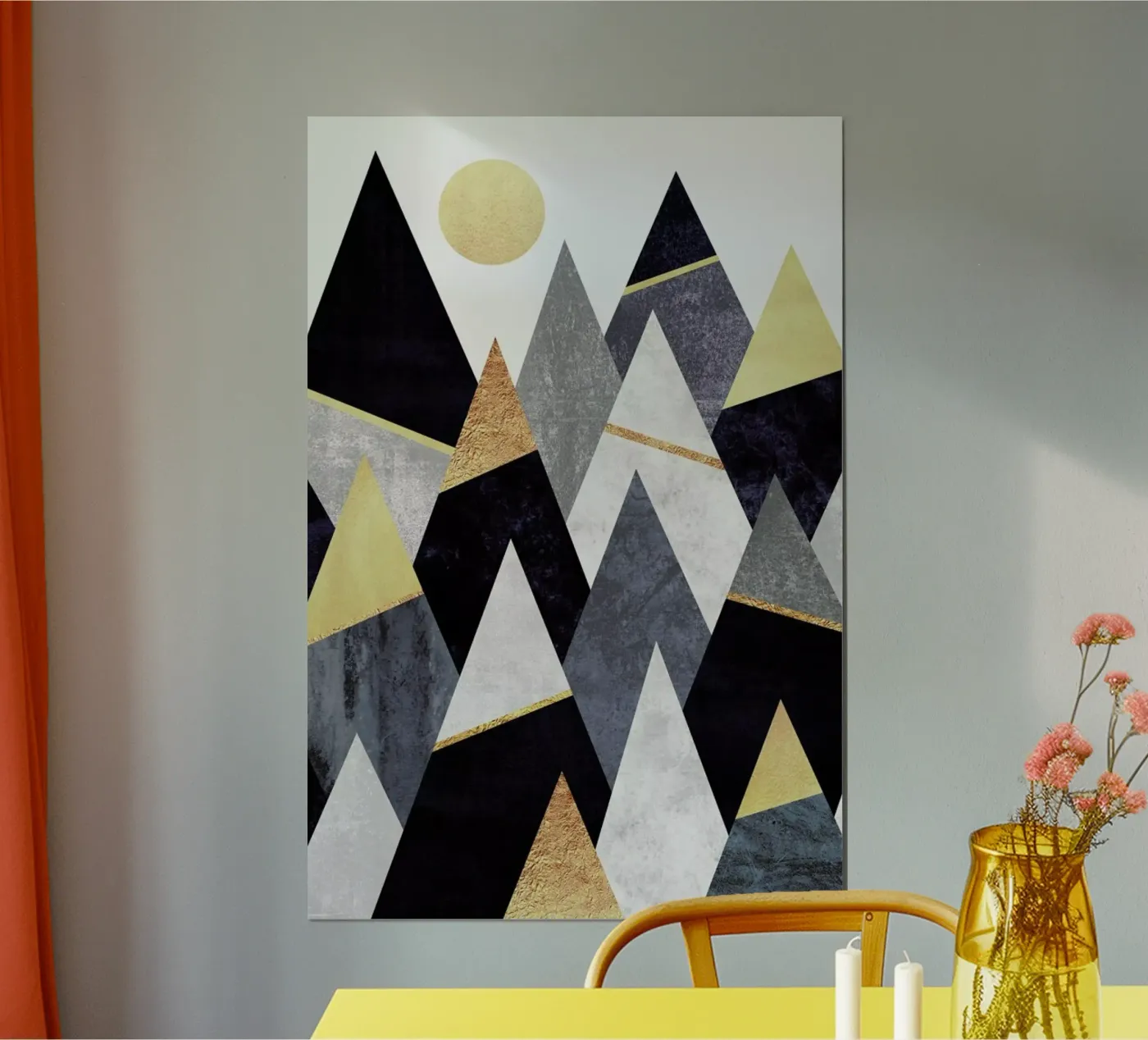 Fancy Mountains poster by Elisabeth Fredriksson