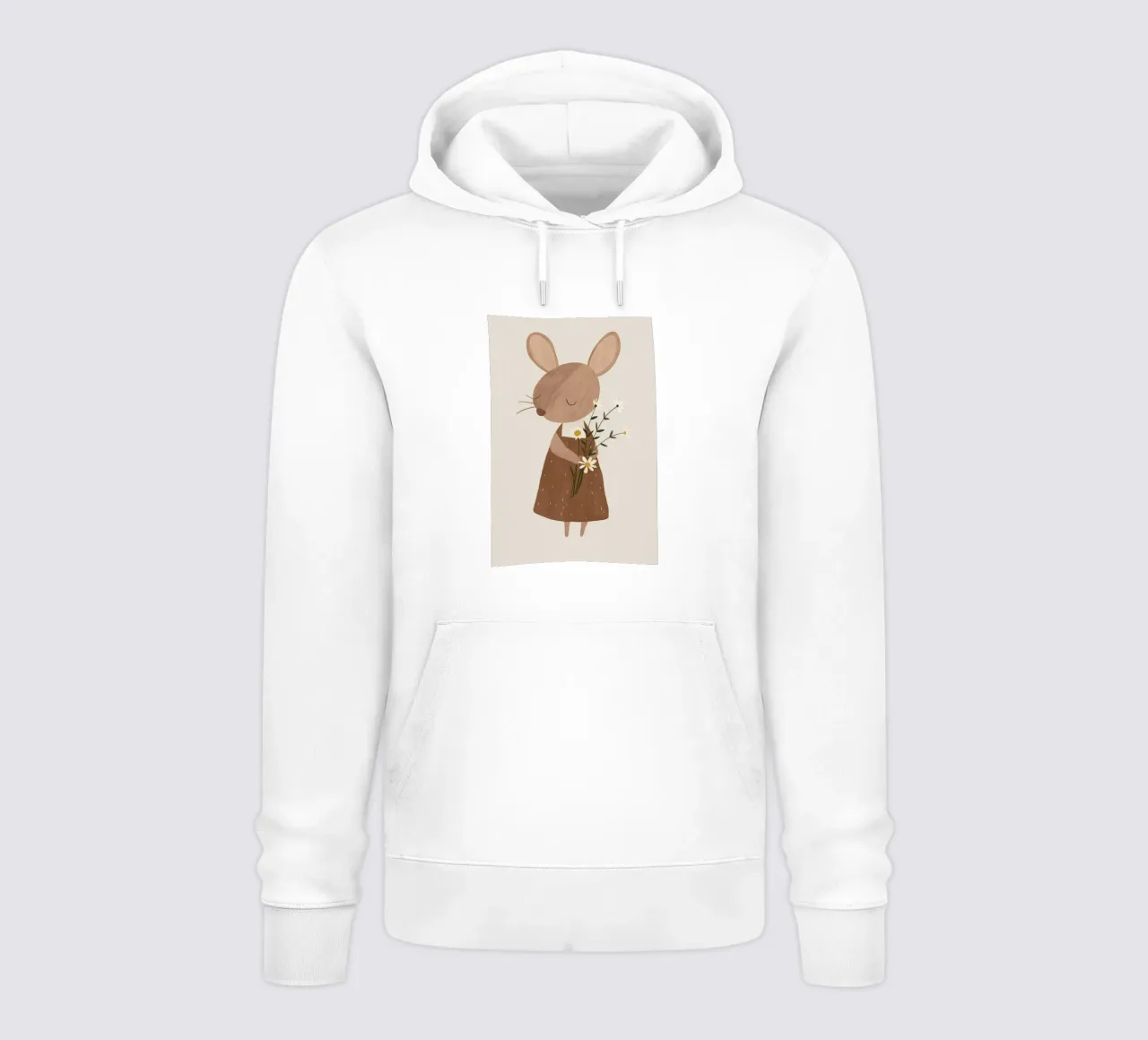 Design di un topolino per la cameretta dei bambini felpa con cappuccio da Little Lola
