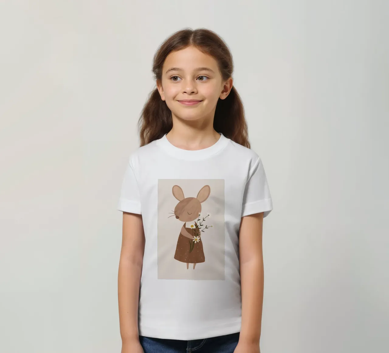 Little Mouse Design for Kids Room kids t-shirt by Little Lola