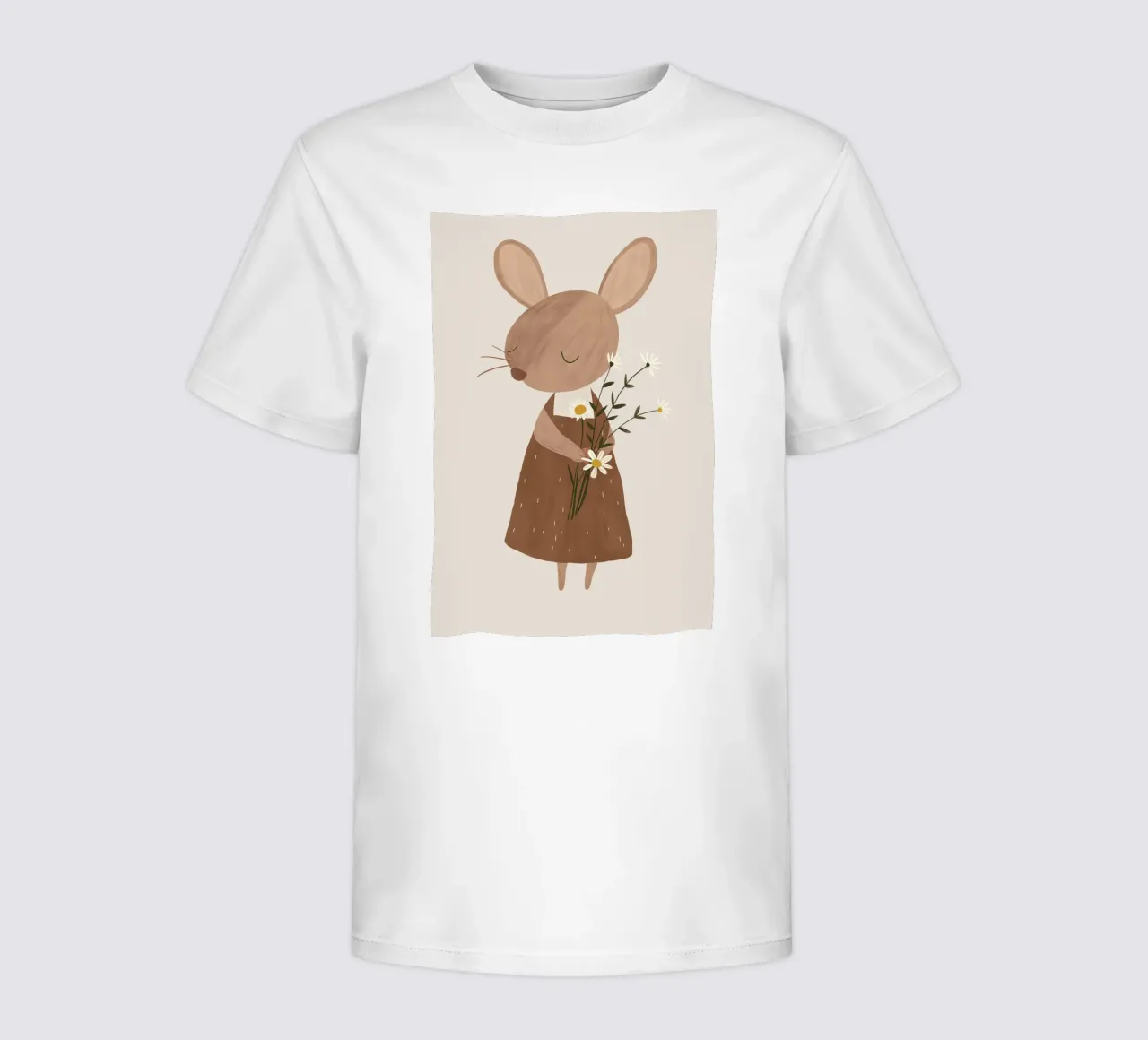 Little Mouse Design for Kids Room kids t-shirt by Little Lola