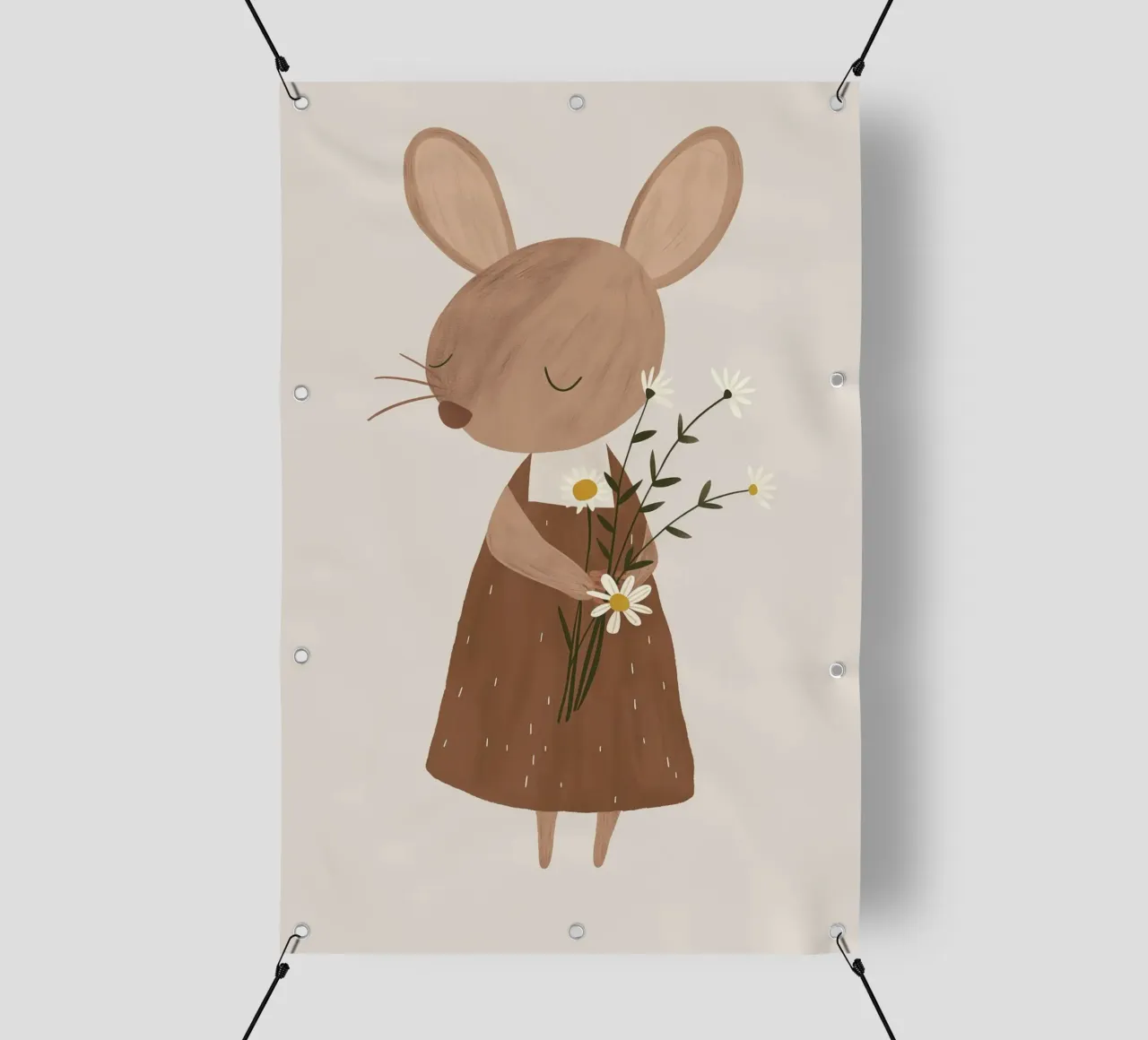 Little Mouse Design for Kids Room pvc cover by Little Lola