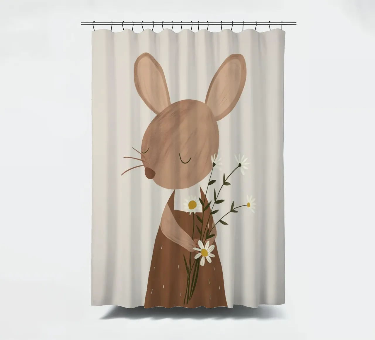Design di un topolino per la cameretta dei bambini tenda da doccia da Little Lola