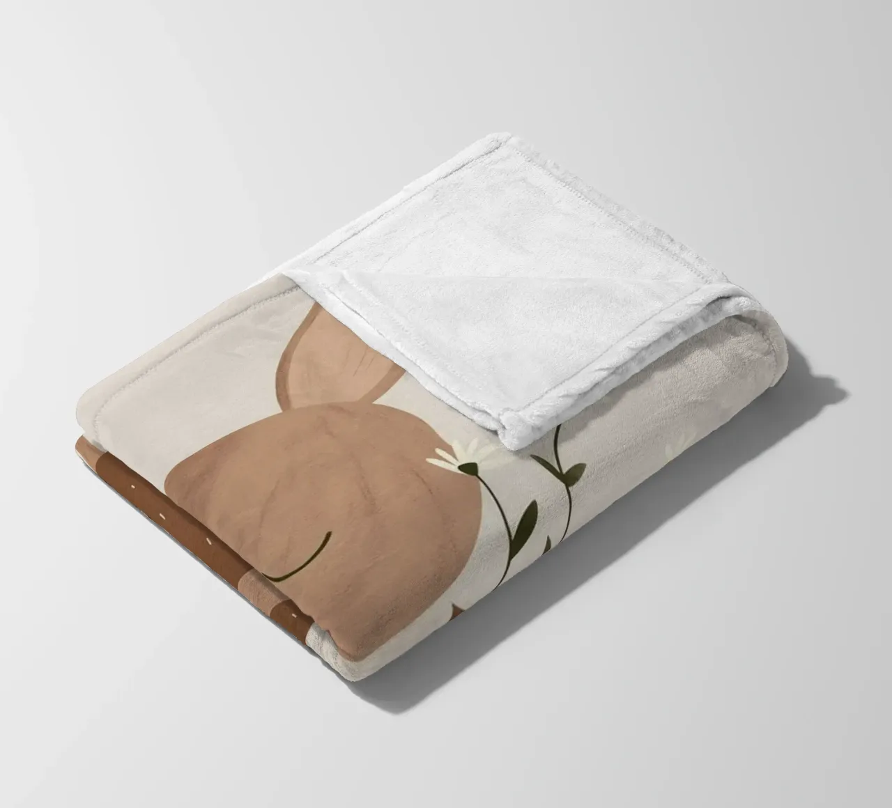 Design di un topolino per la cameretta dei bambini coperta in pile da Little Lola